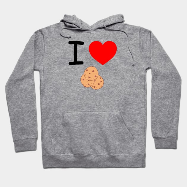 I Heart Cookies Hoodie by EmoteYourself